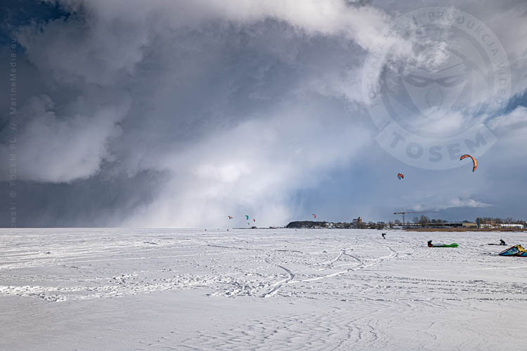 burza śnieżna kite